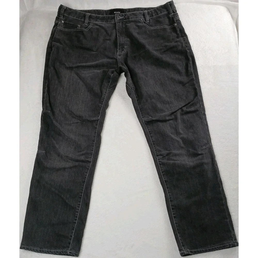 VERTX Defiance Jeans Men 44x32 Articulated Knee Tactical Dark Wash  Reg Straight